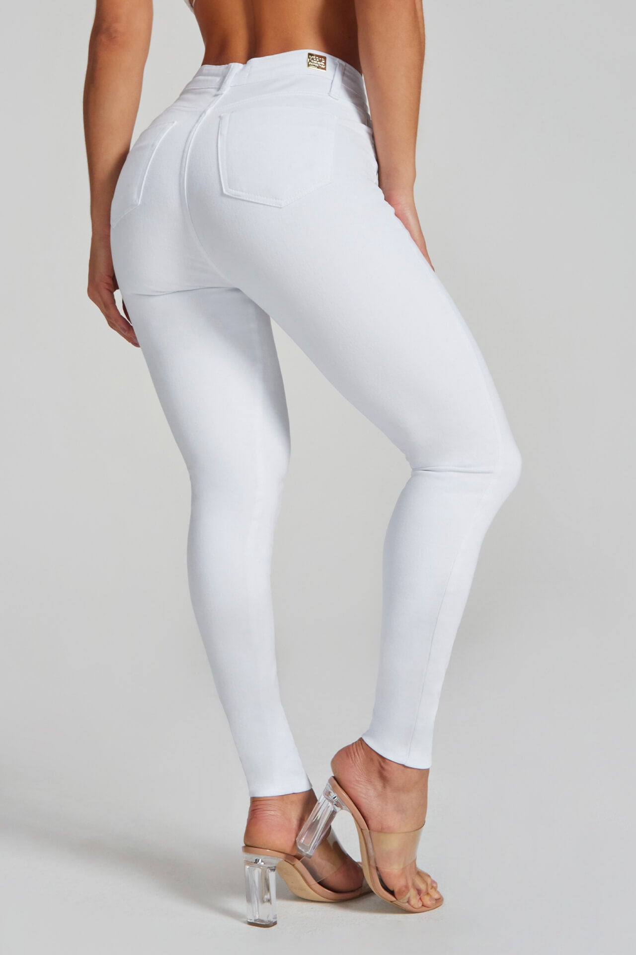 Calça Jeans Modeladora Milagrosa Skinny Cós Alto - Branca