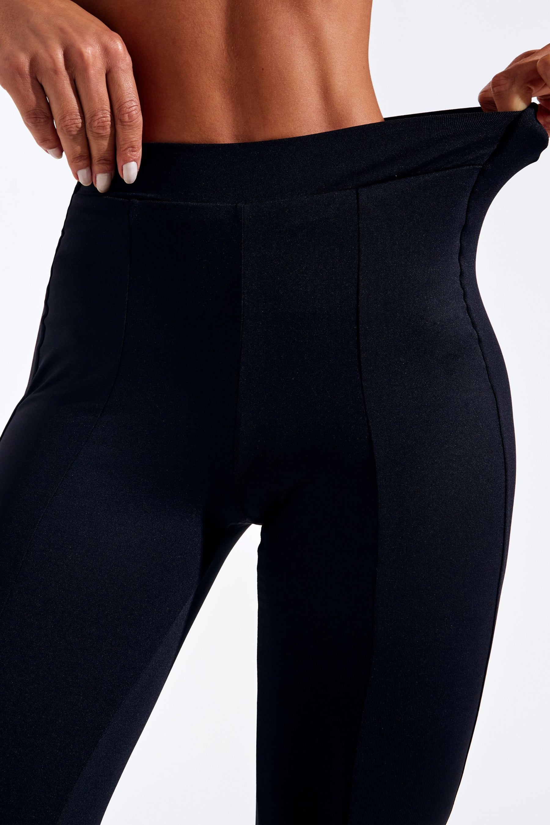 Calça Premium Curve Toda Dupla Skinny Preta