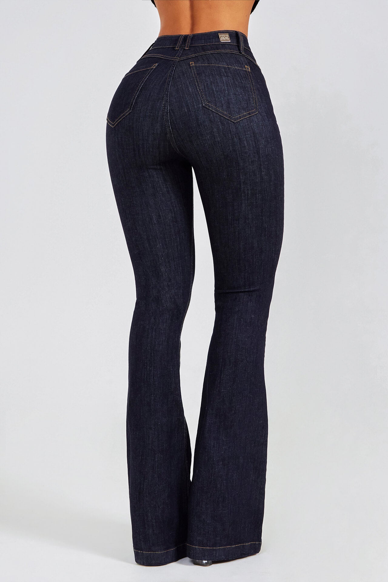 Calça Jeans Modeladora Fantástica Flare Cós Alto