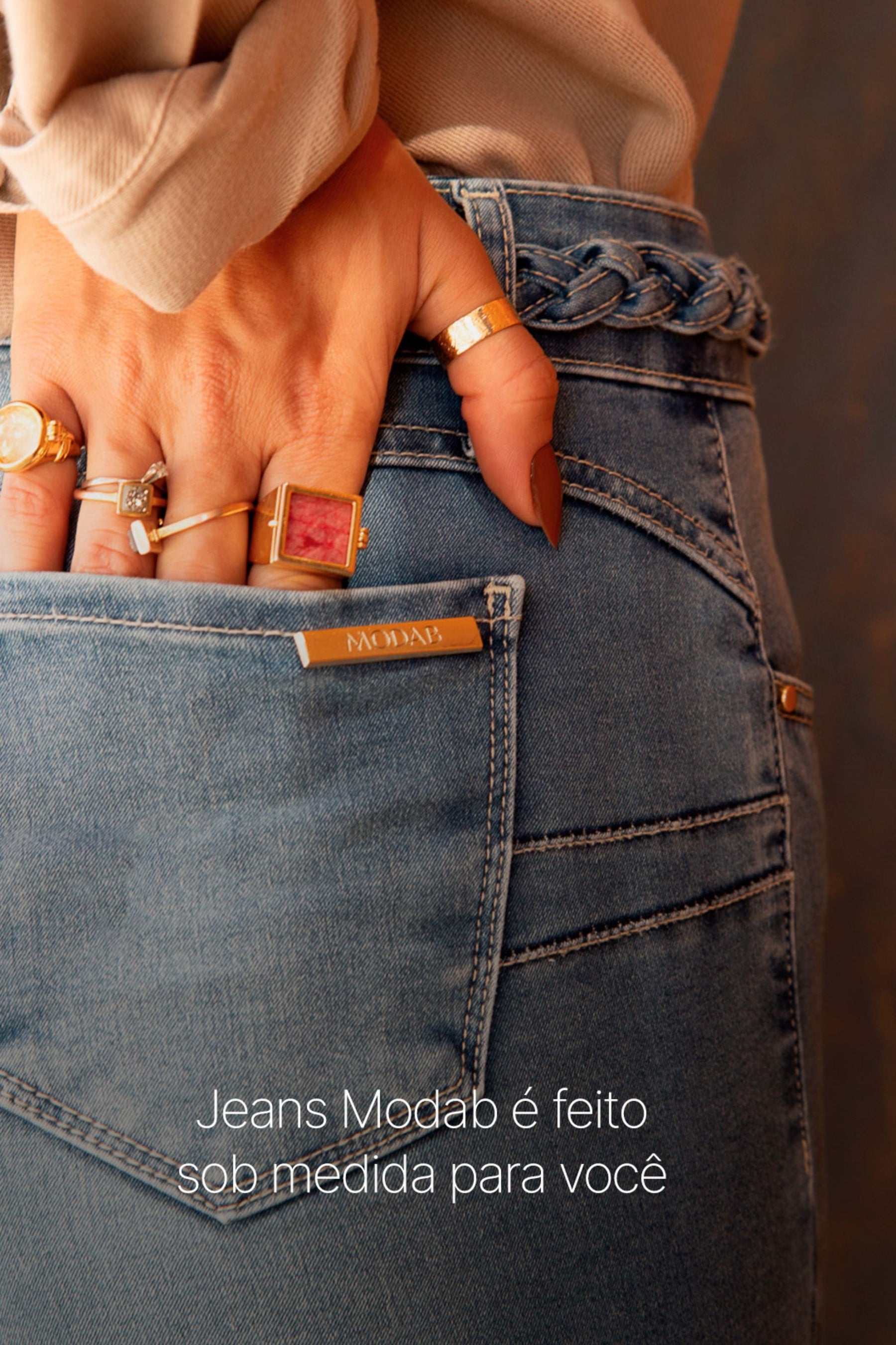 Calça Jeans Modeladora Apaixonante Flare Cós Alto