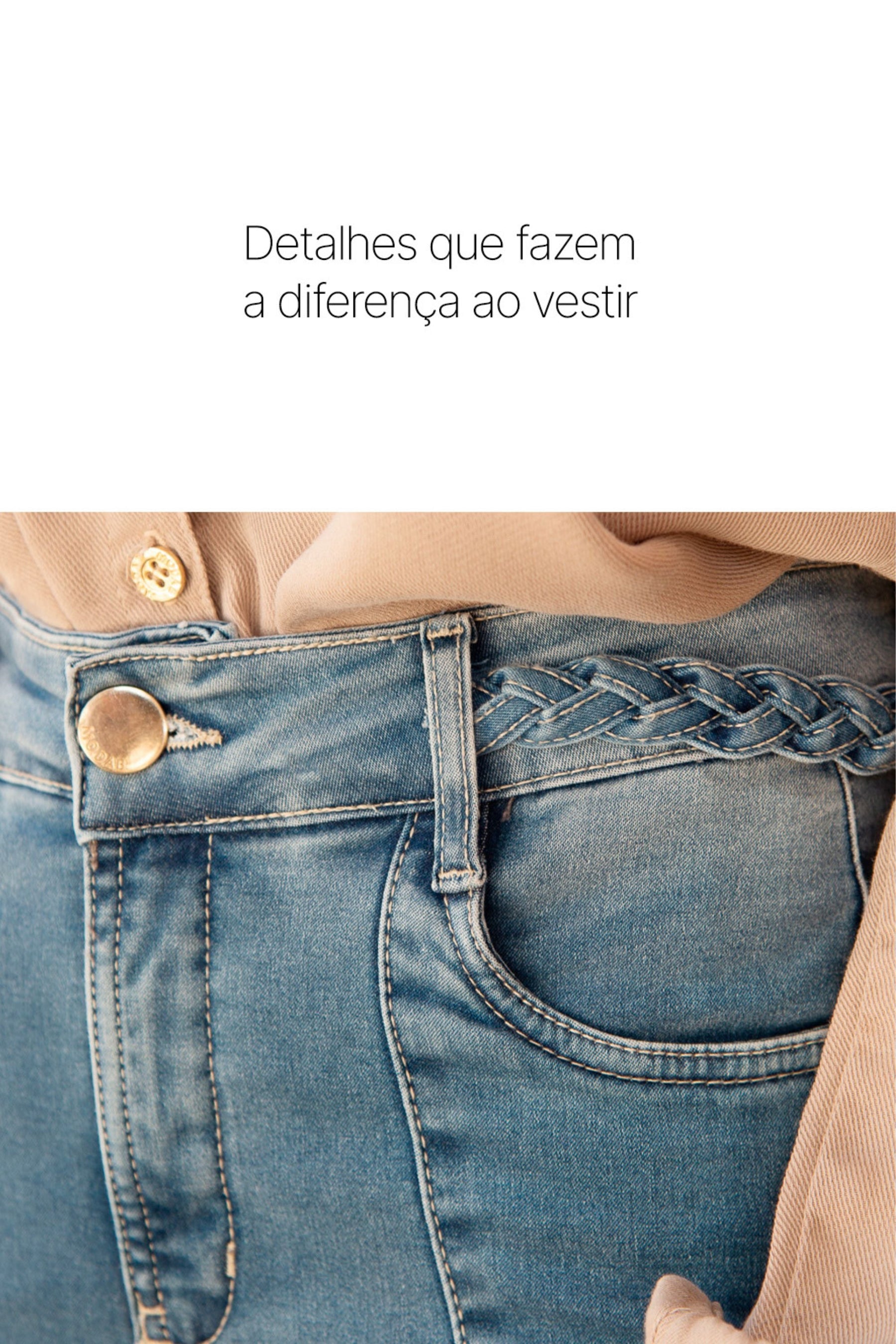 Calça Jeans Modeladora Apaixonante Flare Cós Alto