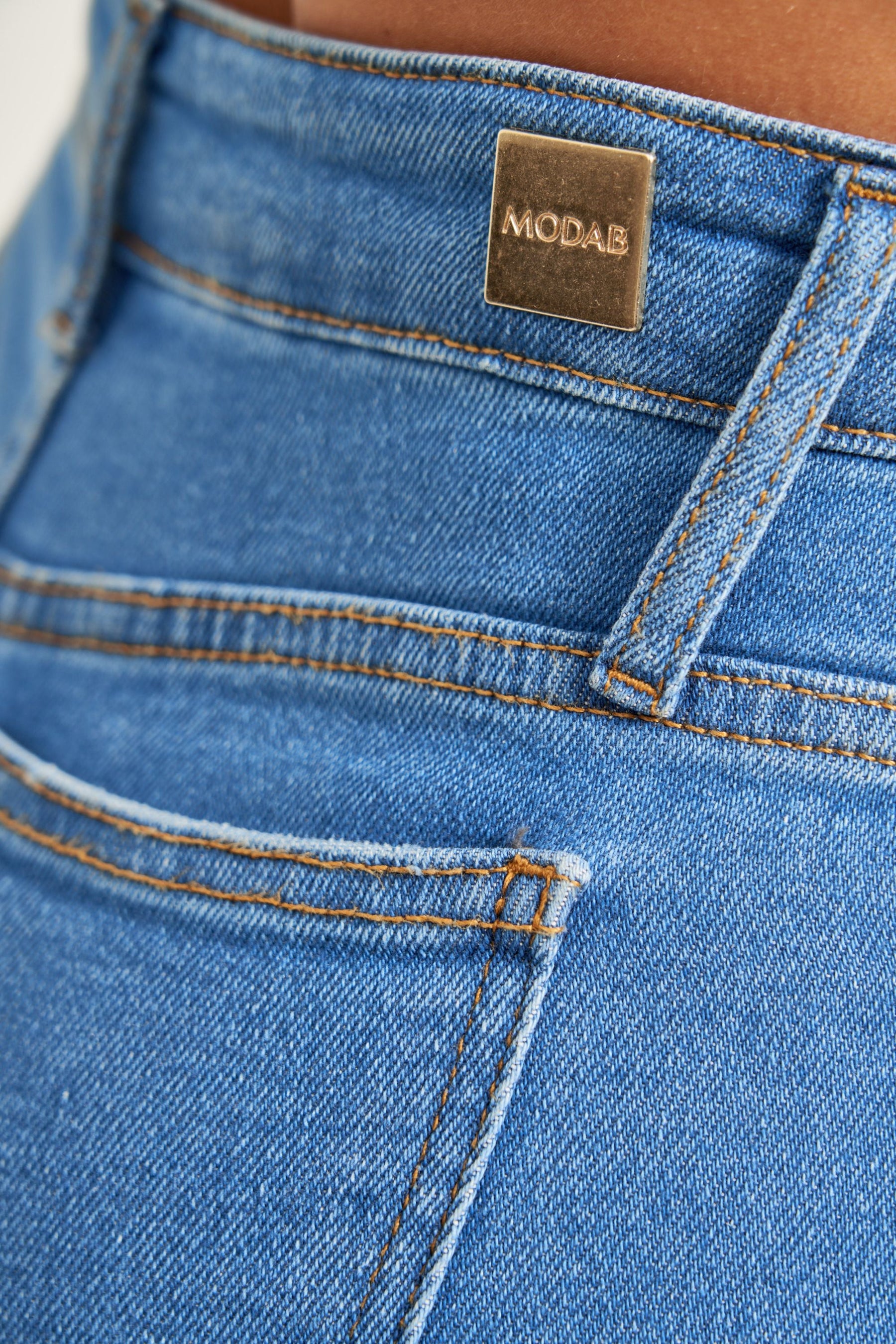 Calça Jeans Modeladora Clássica Wide Leg Cós Super Alto