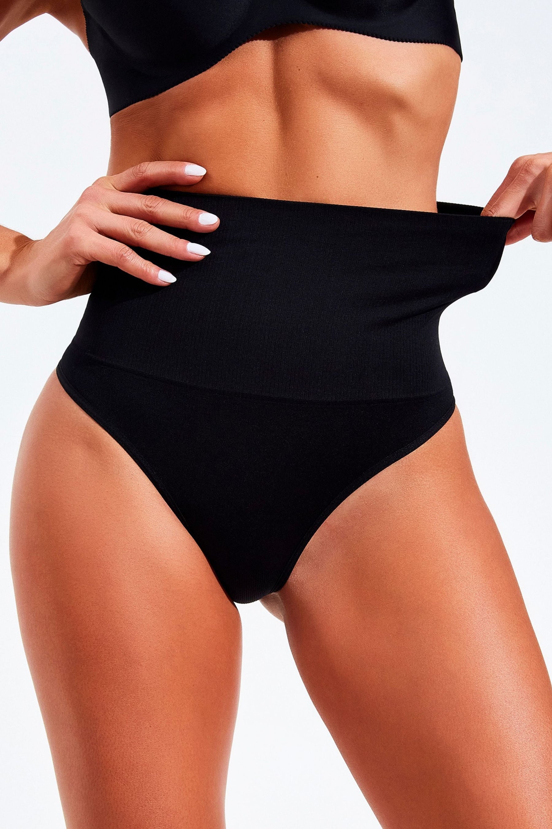 Calcinha Modeladora Fio Preta