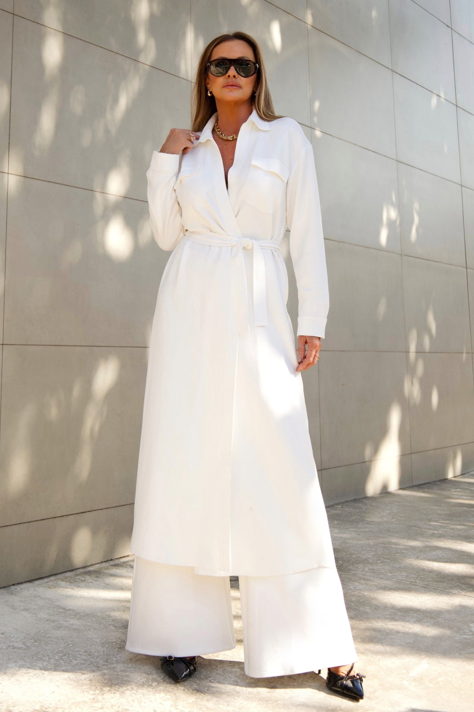 Calça Comfort Office Pantalona Off White