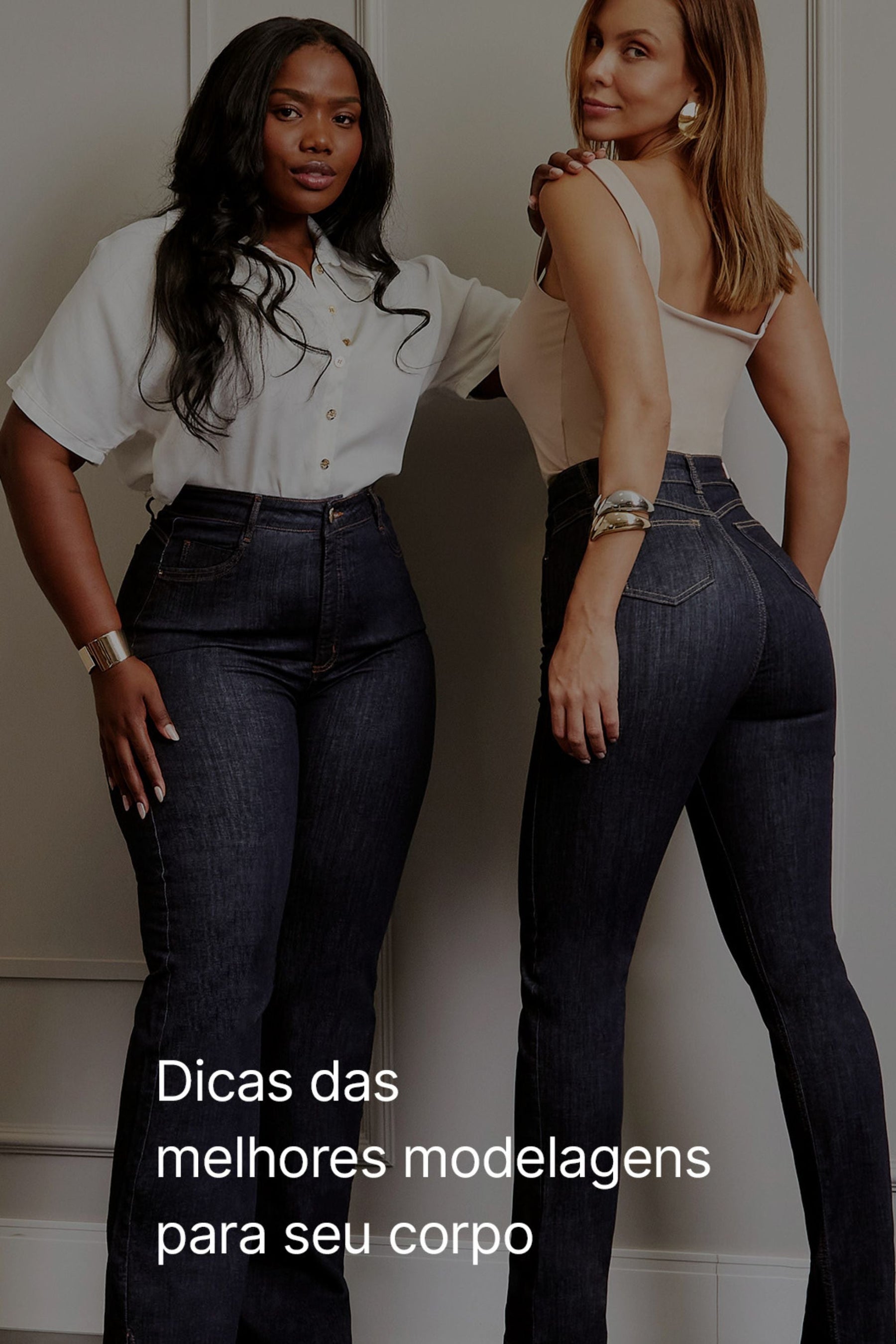 Calça Jeans Modeladora Fantástica Skinny Cós Alto