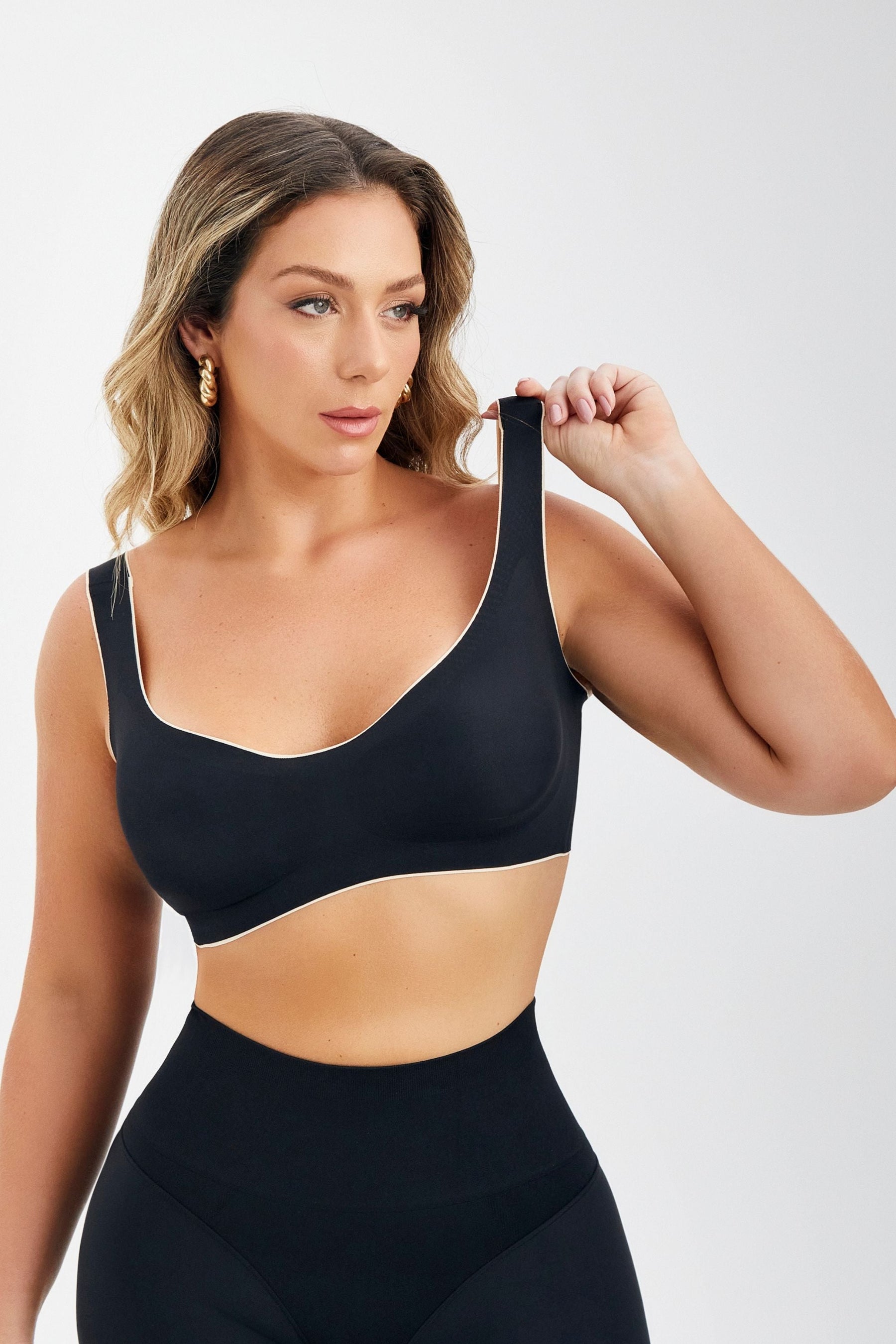 Sutiã Modelador Conforto Extremo Sem Costura Preto