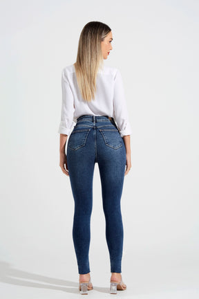 Calça Jeans Modeladora Essencial Skinny Cós Super Alto