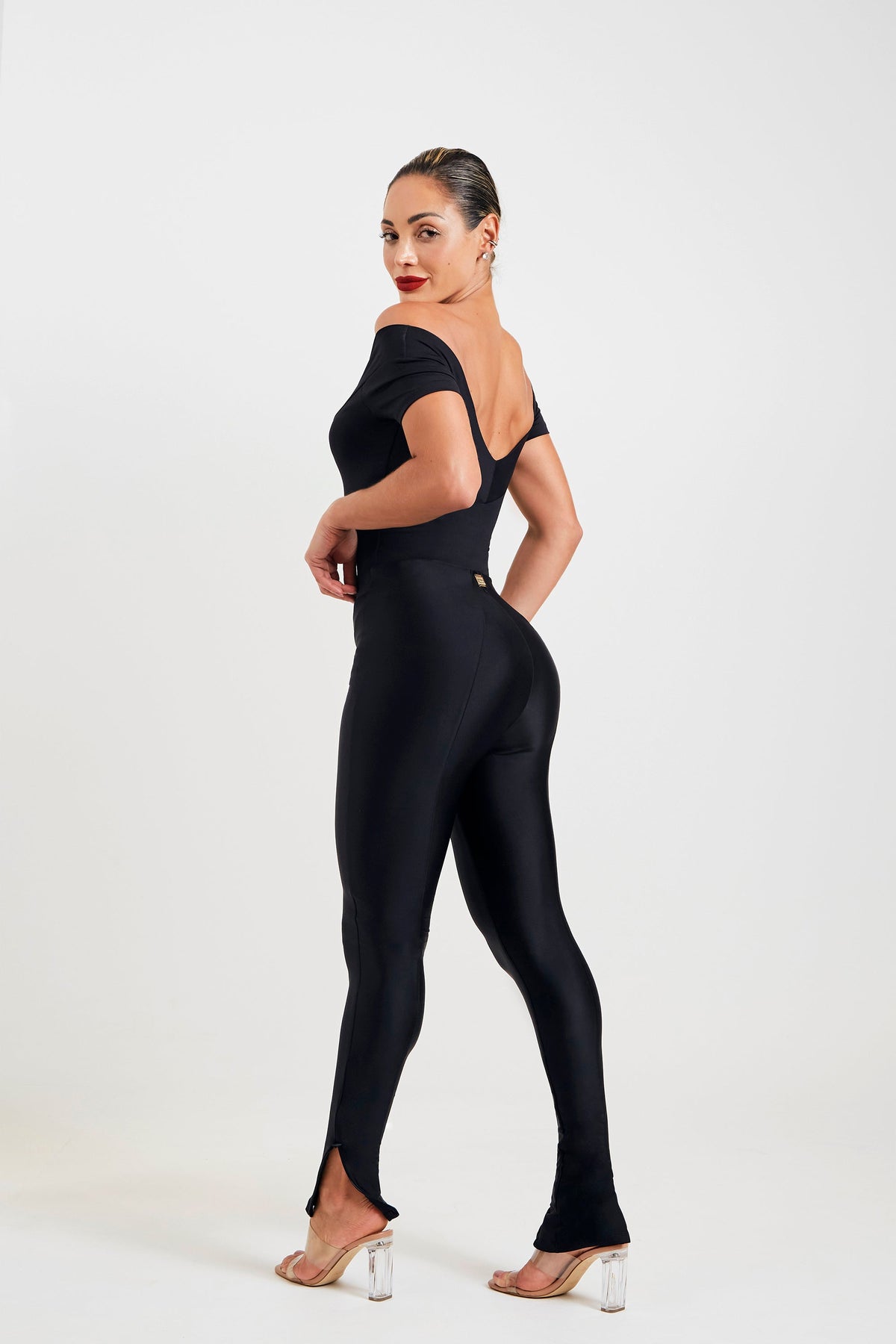 Calça Ultra Modeladora Glam Skinny Cós Alto - Preta