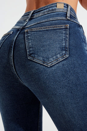 Calça Jeans Modeladora Essencial Skinny Cós Super Alto