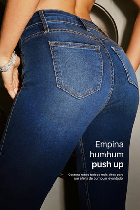 Calça Jeans Modeladora Curva dos Sonhos Flare Cós Médio