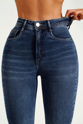 Calça Jeans Modeladora Essencial Reta Cós Super Alto