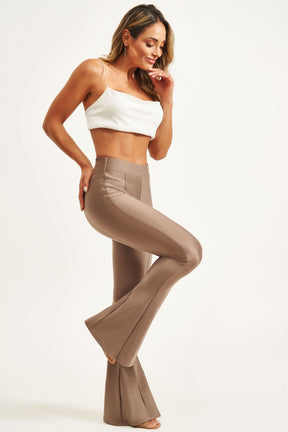 Calça Ultra Modeladora Glam Flare Cós Alto - Fendi