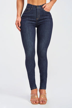 Calça Jeans Modeladora Fantástica Skinny Cós Alto