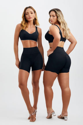 Shorts Modelador Que Afina Cintura Preto