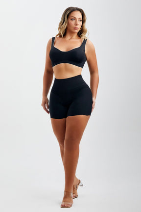 Shorts Modelador Que Afina Cintura Preto